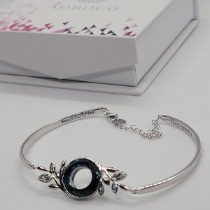 AOBOCO Sterling Silver Bangle Bracelet